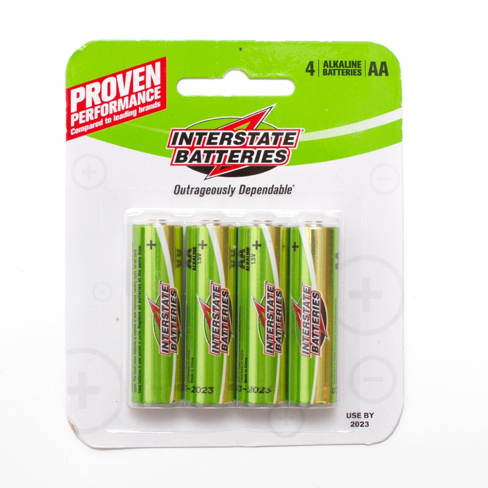 Interstate Batteries, Battery, Tech, AA, 4 pack, 20969
